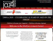 Tablet Screenshot of branfordjazz.com